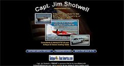 Desktop Screenshot of captjimshotwell.com